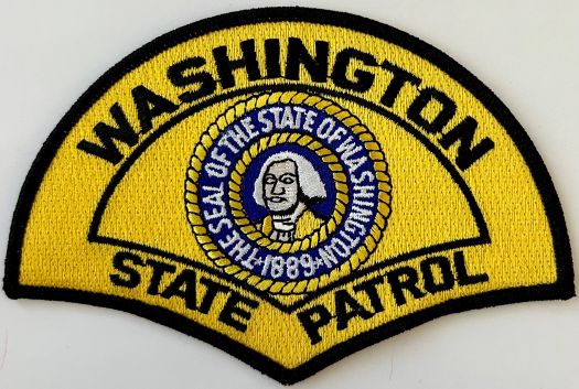 WASHINGTON STATE PATROL SHOULDER PATCH.